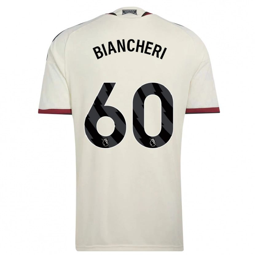 Danxen Uomo Maglia Gabriele Biancheri #60 Beige Nero Rosso Kit Gara Third 2026/27 Maglietta