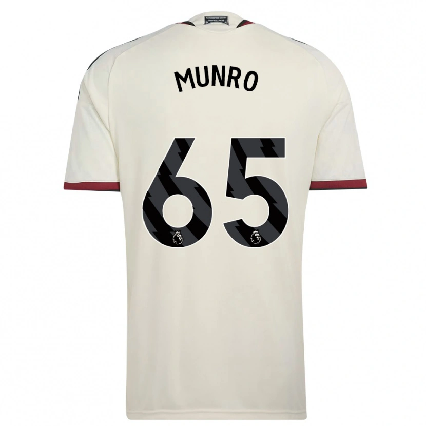 Danxen Uomo Maglia Reece Munro #65 Beige Nero Rosso Kit Gara Third 2026/27 Maglietta