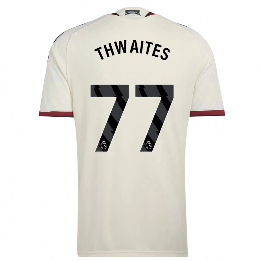Danxen Uomo Maglia Jim Thwaites #77 Beige Nero Rosso Kit Gara Third 2026/27 Maglietta