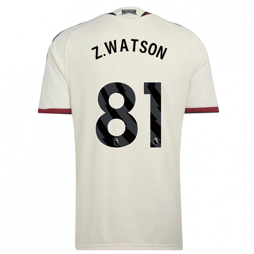 Danxen Uomo Maglia Zac Watson #81 Beige Nero Rosso Kit Gara Third 2026/27 Maglietta
