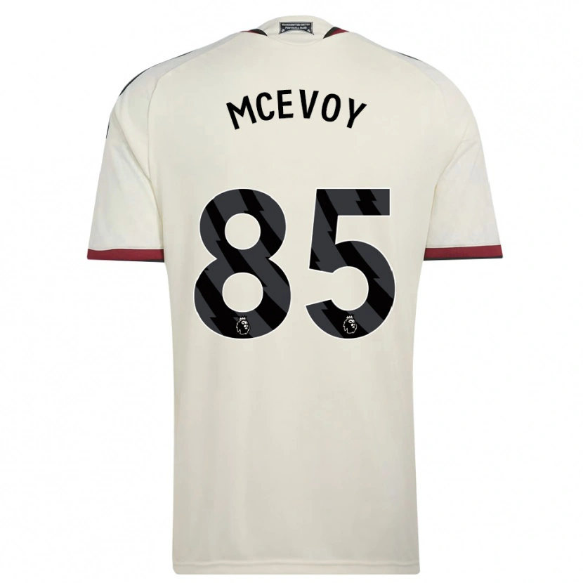 Danxen Uomo Maglia Jay Mcevoy #85 Beige Nero Rosso Kit Gara Third 2026/27 Maglietta