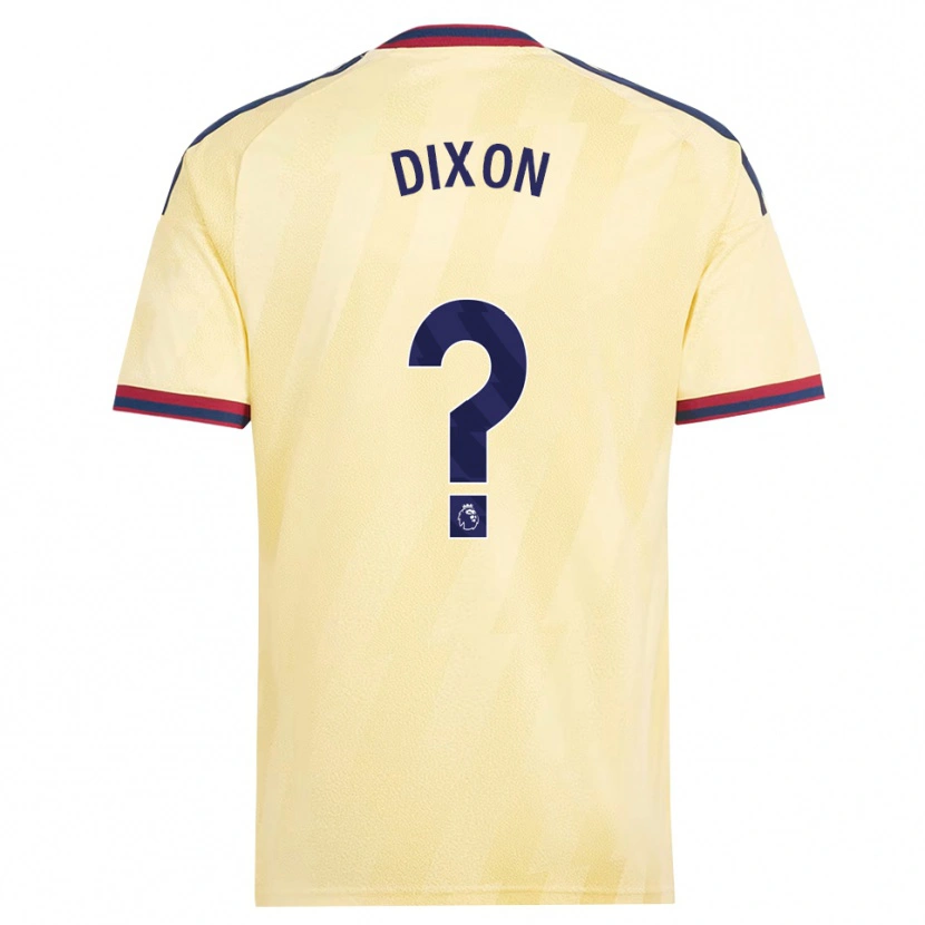 Danxen Uomo Maglia Danny Dixon #0 Giallo Chiaro Blu Notte Kit Gara Third 2026/27 Maglietta