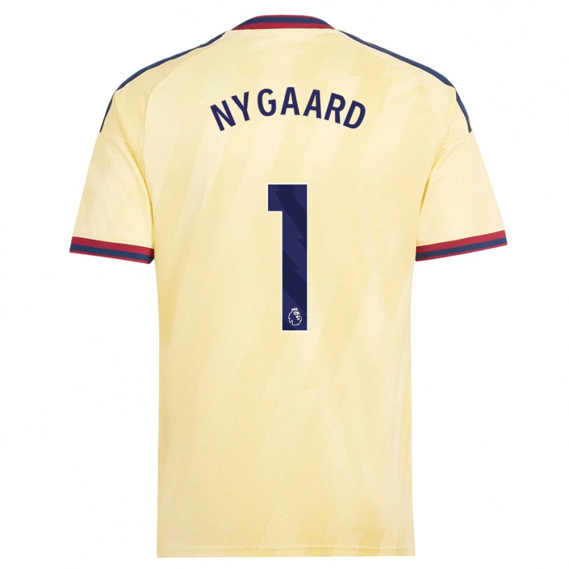 Danxen Uomo Maglia Lucas Nygaard #1 Giallo Chiaro Blu Notte Kit Gara Third 2026/27 Maglietta