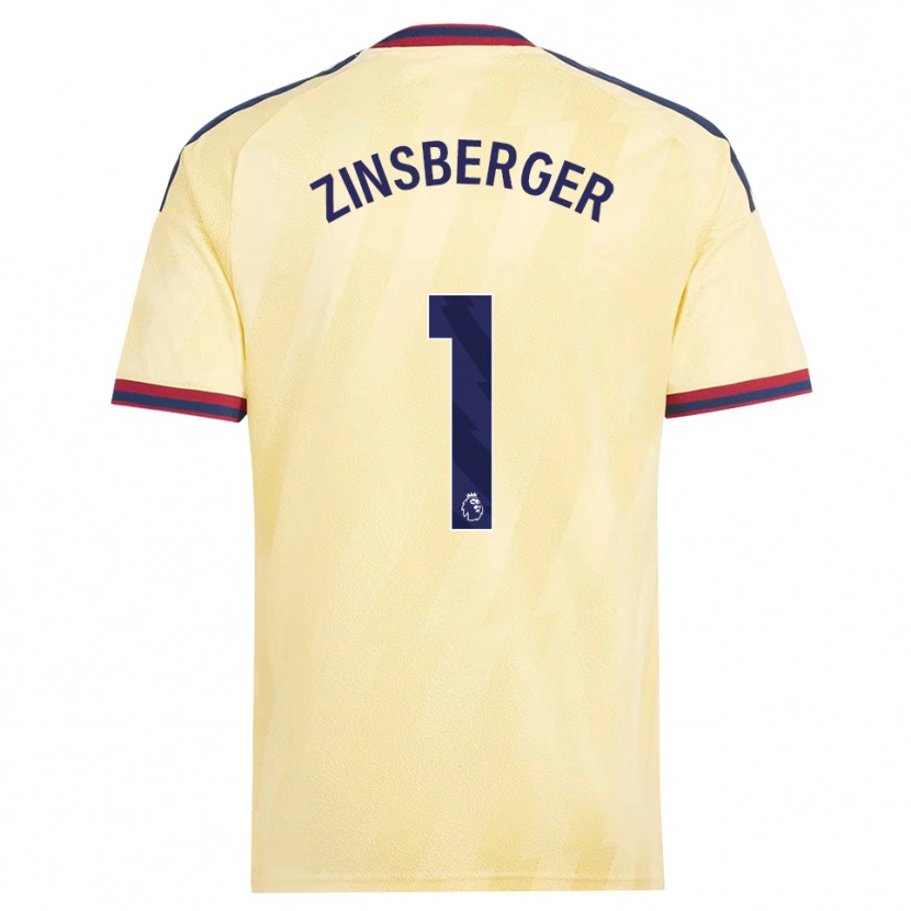 Danxen Uomo Maglia Manuela Zinsberger #1 Giallo Chiaro Blu Notte Kit Gara Third 2026/27 Maglietta