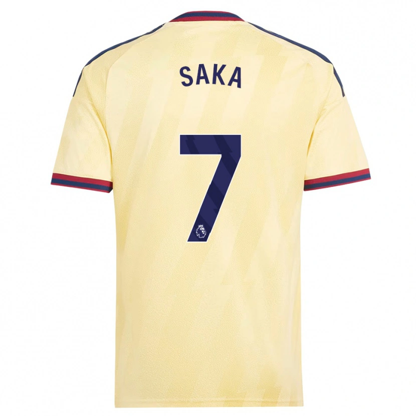 Danxen Uomo Maglia Bukayo Saka #7 Giallo Chiaro Blu Notte Kit Gara Third 2026/27 Maglietta