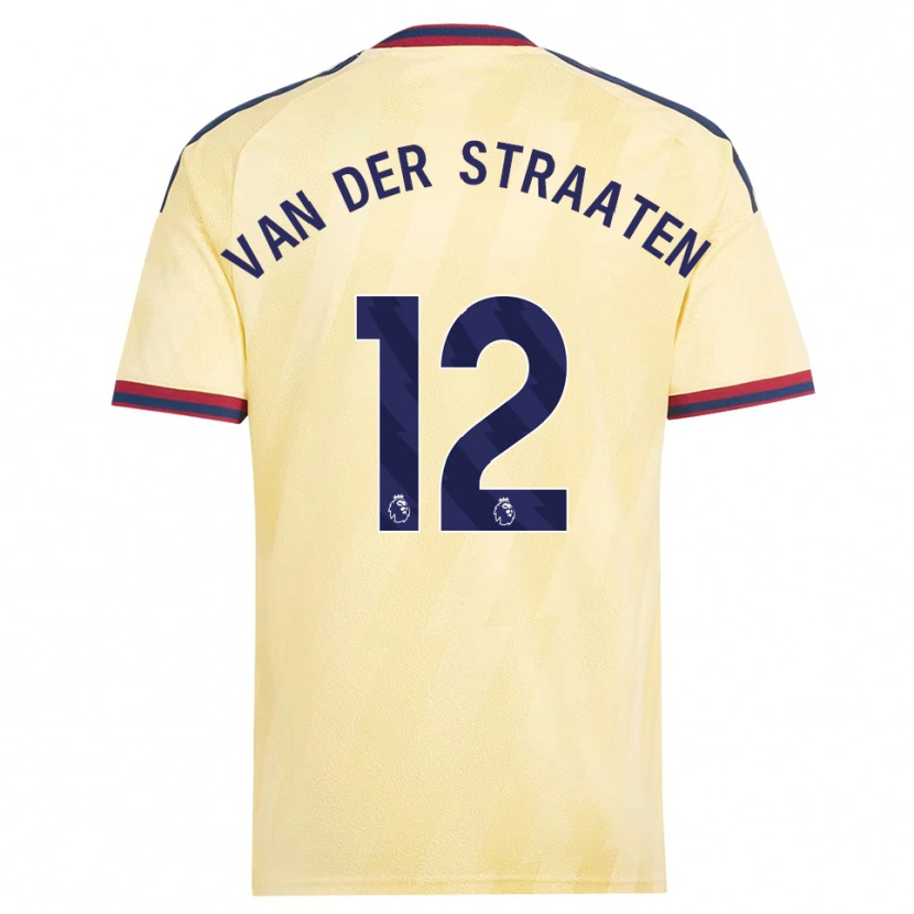 Danxen Uomo Maglia Zachary Van Der Straaten #12 Giallo Chiaro Blu Notte Kit Gara Third 2026/27 Maglietta