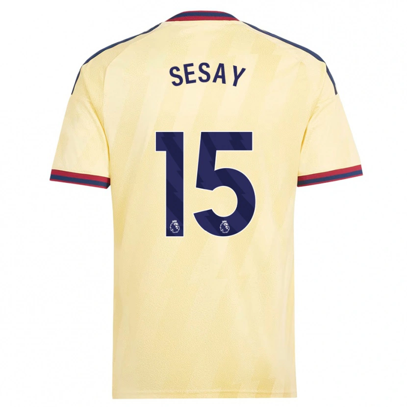 Danxen Uomo Maglia Joshua Sesay #15 Giallo Chiaro Blu Notte Kit Gara Third 2026/27 Maglietta