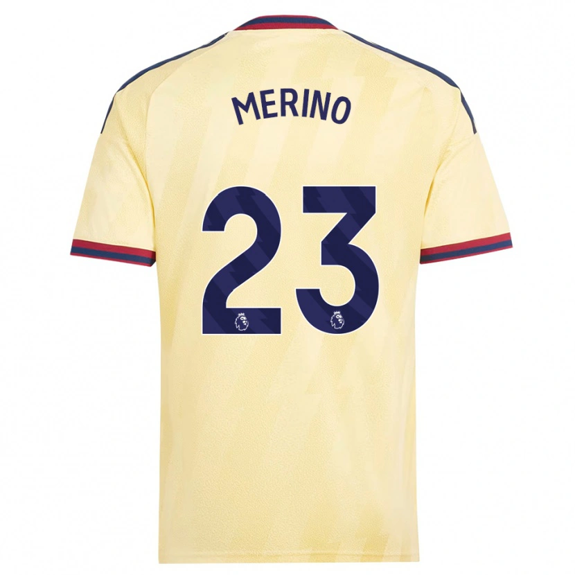 Danxen Uomo Maglia Mikel Merino #23 Giallo Chiaro Blu Notte Kit Gara Third 2026/27 Maglietta