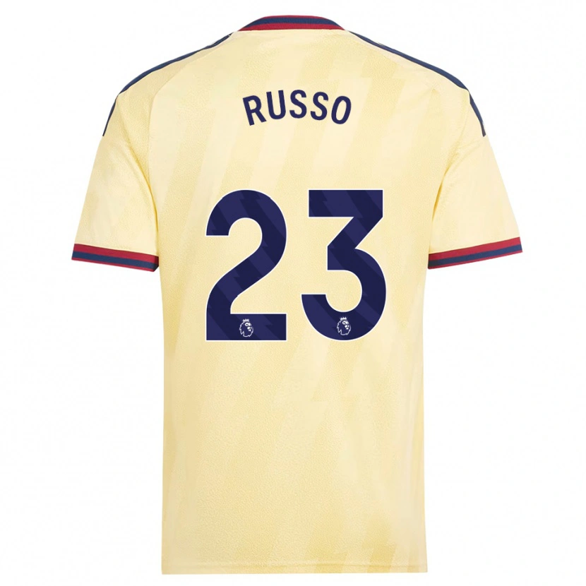 Danxen Uomo Maglia Alessia Russo #23 Giallo Chiaro Blu Notte Kit Gara Third 2026/27 Maglietta