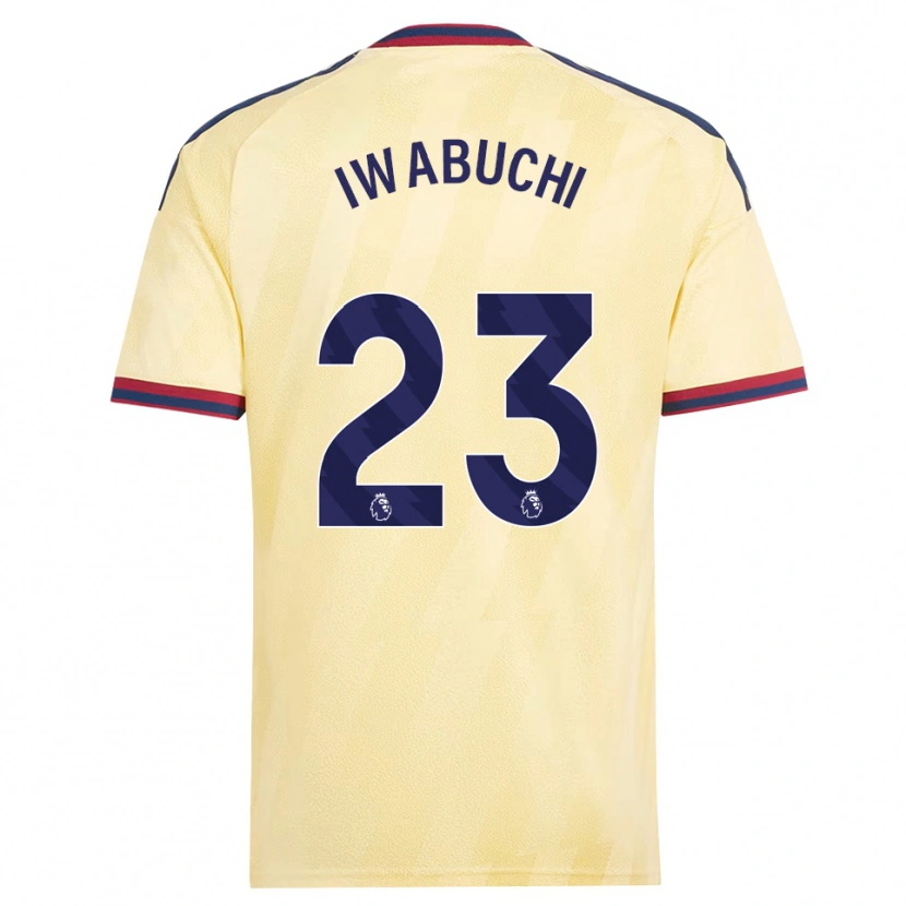 Danxen Uomo Maglia Mana Iwabuchi #23 Giallo Chiaro Blu Notte Kit Gara Third 2026/27 Maglietta