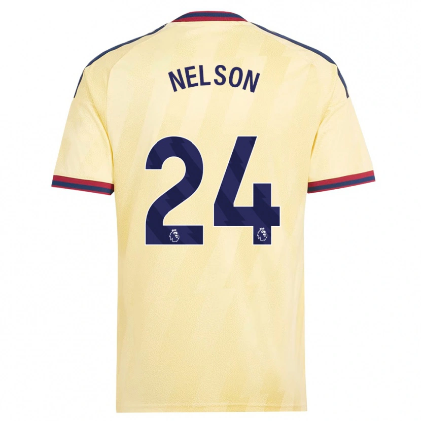 Danxen Uomo Maglia Reiss Nelson #24 Giallo Chiaro Blu Notte Kit Gara Third 2026/27 Maglietta