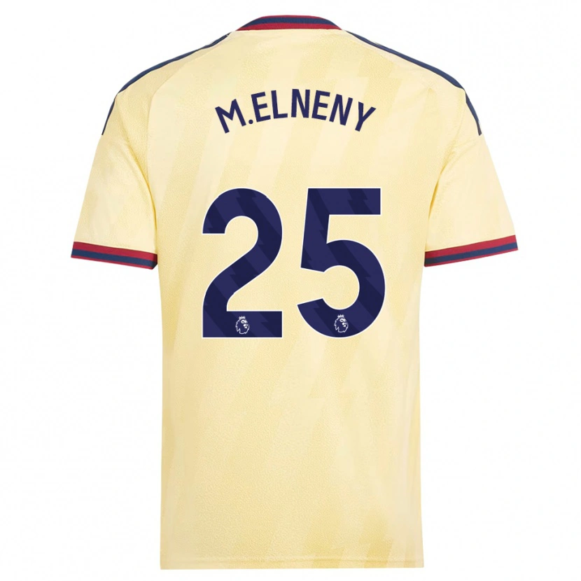 Danxen Uomo Maglia Mohamed Elneny #25 Giallo Chiaro Blu Notte Kit Gara Third 2026/27 Maglietta