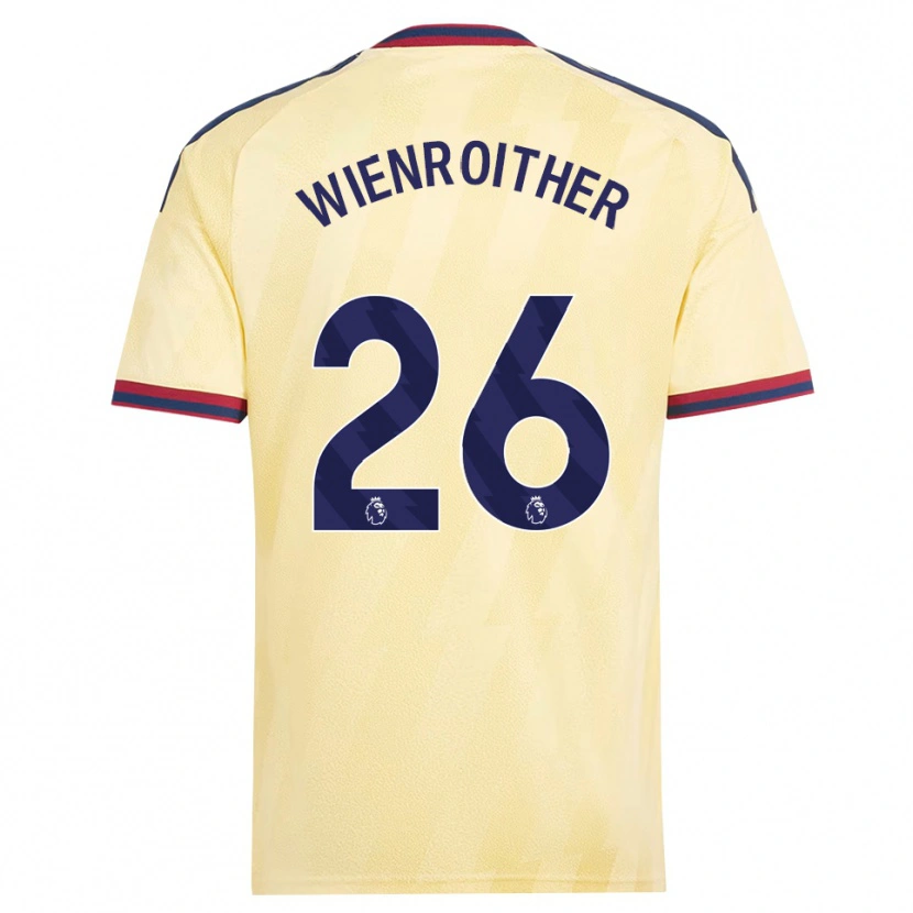 Danxen Uomo Maglia Laura Wienroither #26 Giallo Chiaro Blu Notte Kit Gara Third 2026/27 Maglietta