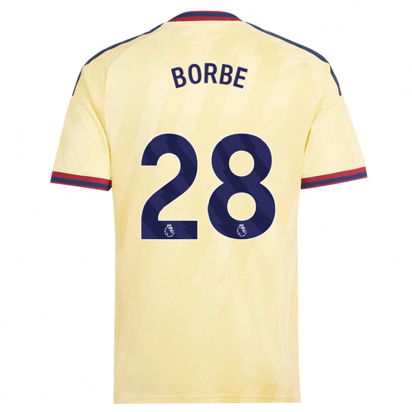 Danxen Uomo Maglia Anneke Borbe #28 Giallo Chiaro Blu Notte Kit Gara Third 2026/27 Maglietta