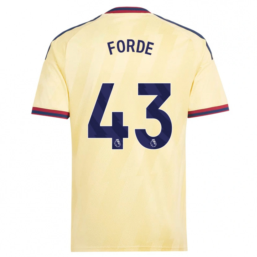 Danxen Uomo Maglia Romari Forde #43 Giallo Chiaro Blu Notte Kit Gara Third 2026/27 Maglietta
