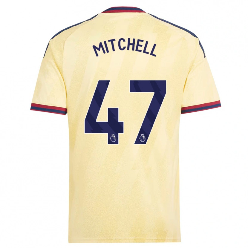 Danxen Uomo Maglia Remy Mitchell #47 Giallo Chiaro Blu Notte Kit Gara Third 2026/27 Maglietta