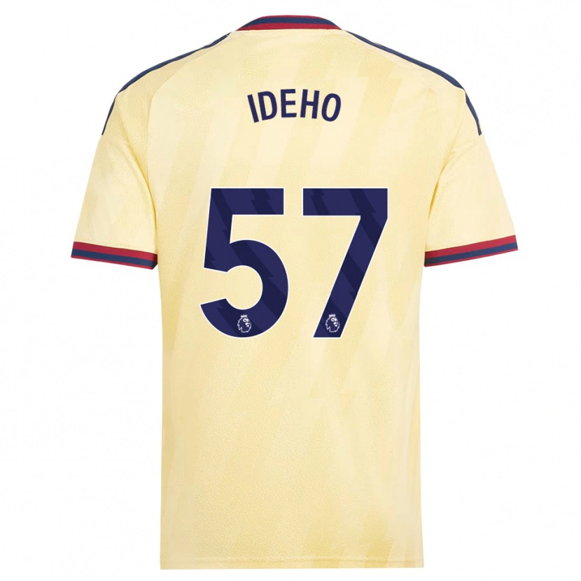 Danxen Uomo Maglia Joel Ideho #57 Giallo Chiaro Blu Notte Kit Gara Third 2026/27 Maglietta