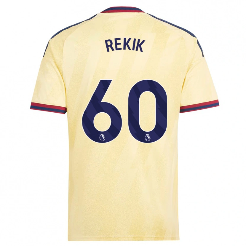 Danxen Uomo Maglia Omar Rekik #60 Giallo Chiaro Blu Notte Kit Gara Third 2026/27 Maglietta