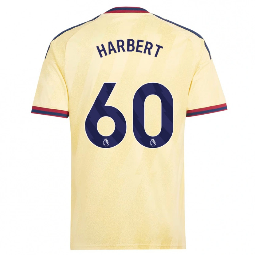 Danxen Uomo Maglia Laila Harbert #60 Giallo Chiaro Blu Notte Kit Gara Third 2026/27 Maglietta