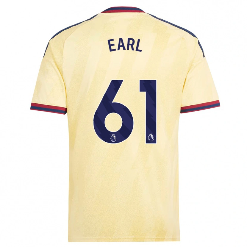 Danxen Uomo Maglia Madison Earl #61 Giallo Chiaro Blu Notte Kit Gara Third 2026/27 Maglietta