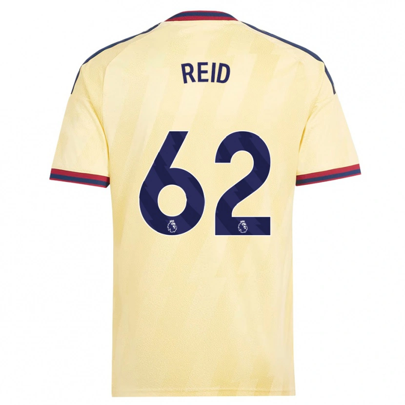 Danxen Uomo Maglia Katie Reid #62 Giallo Chiaro Blu Notte Kit Gara Third 2026/27 Maglietta