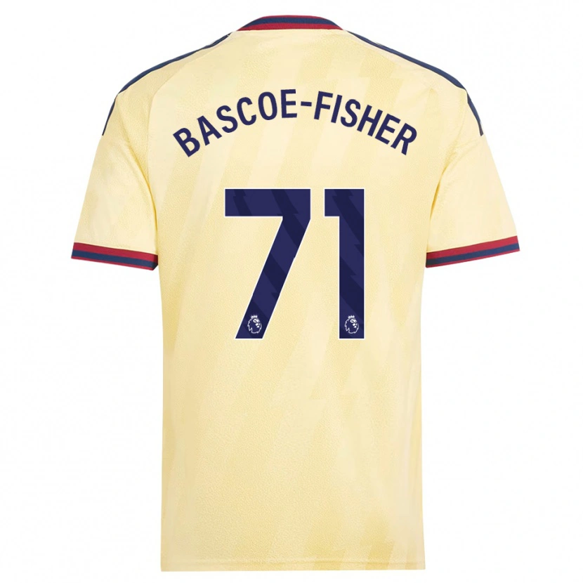 Danxen Uomo Maglia Jakai Bascoe-Fisher #71 Giallo Chiaro Blu Notte Kit Gara Third 2026/27 Maglietta