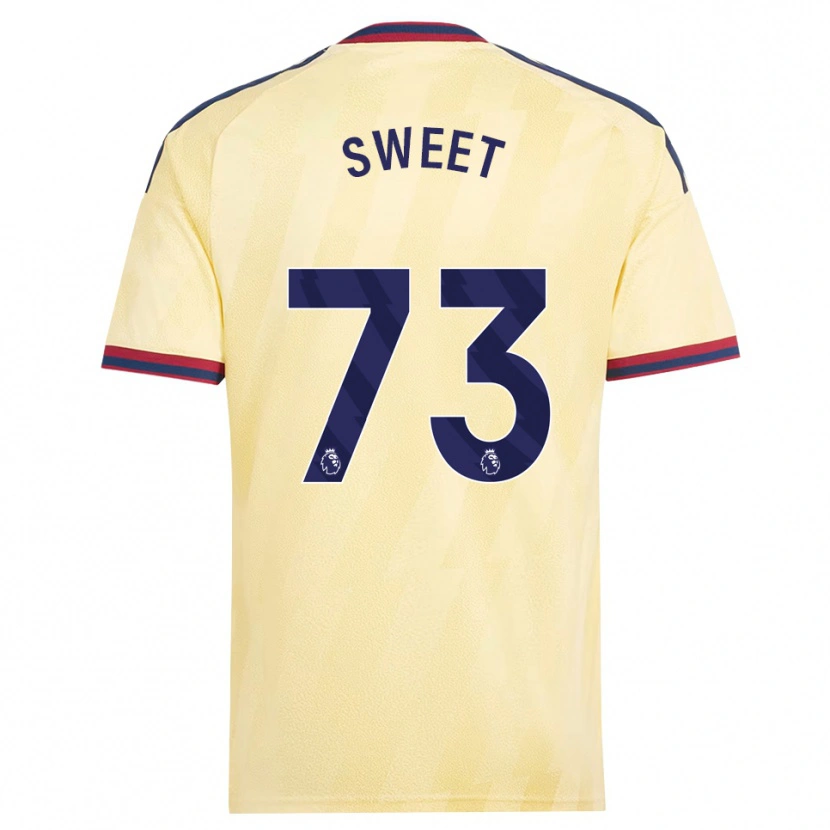 Danxen Uomo Maglia James Sweet #73 Giallo Chiaro Blu Notte Kit Gara Third 2026/27 Maglietta