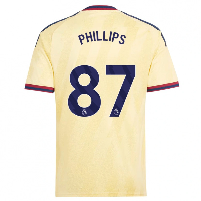 Danxen Uomo Maglia Bowen Phillips #87 Giallo Chiaro Blu Notte Kit Gara Third 2026/27 Maglietta