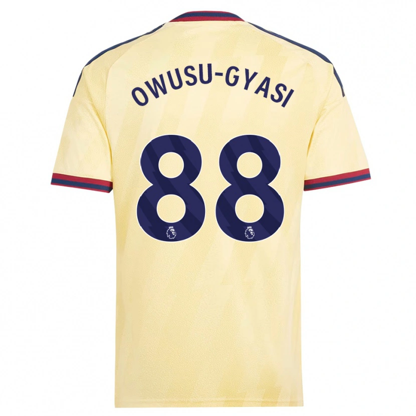 Danxen Uomo Maglia Abraham Owusu-Gyasi #88 Giallo Chiaro Blu Notte Kit Gara Third 2026/27 Maglietta