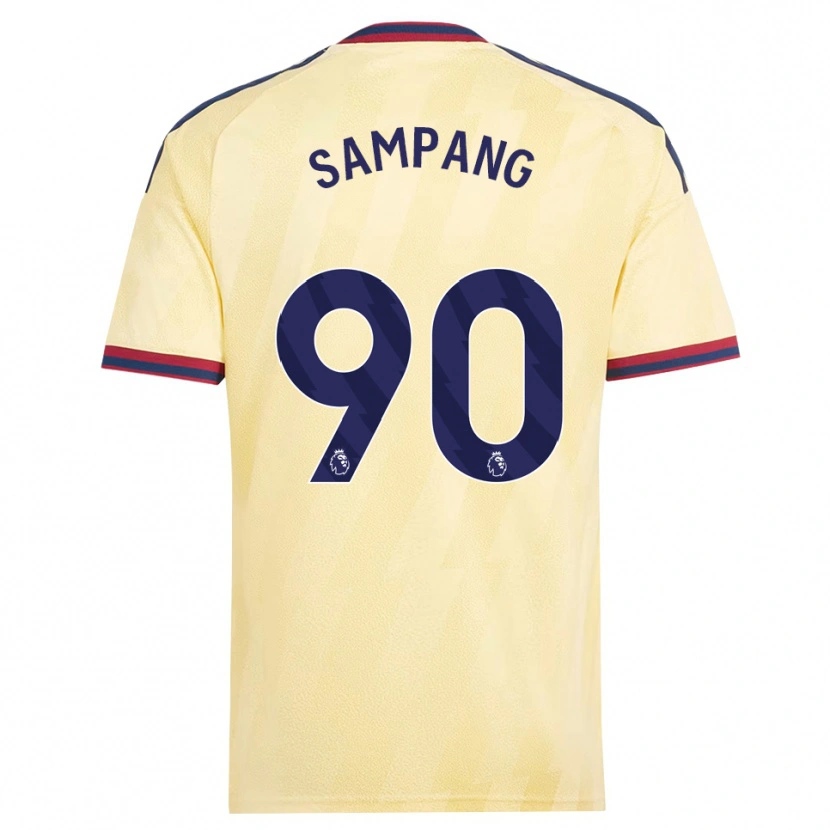 Danxen Uomo Maglia Saurap Sampang #90 Giallo Chiaro Blu Notte Kit Gara Third 2026/27 Maglietta