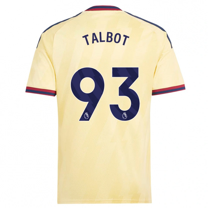 Danxen Uomo Maglia Jack Talbot #93 Giallo Chiaro Blu Notte Kit Gara Third 2026/27 Maglietta