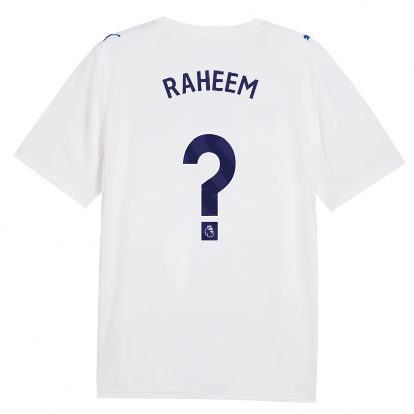Danxen Uomo Maglia Tolani Raheem #0 Blu Scuro Bianco Kit Gara Third 2026/27 Maglietta