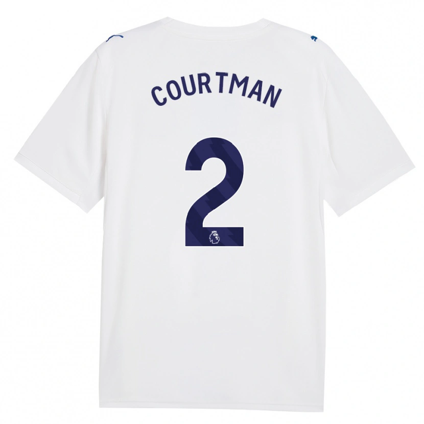 Danxen Uomo Maglia Charlie Courtman #2 Blu Scuro Bianco Kit Gara Third 2026/27 Maglietta