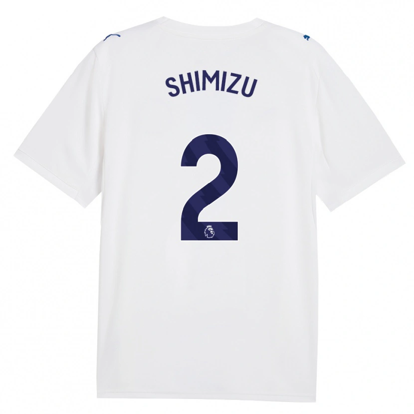 Danxen Uomo Maglia Risa Shimizu #2 Blu Scuro Bianco Kit Gara Third 2026/27 Maglietta