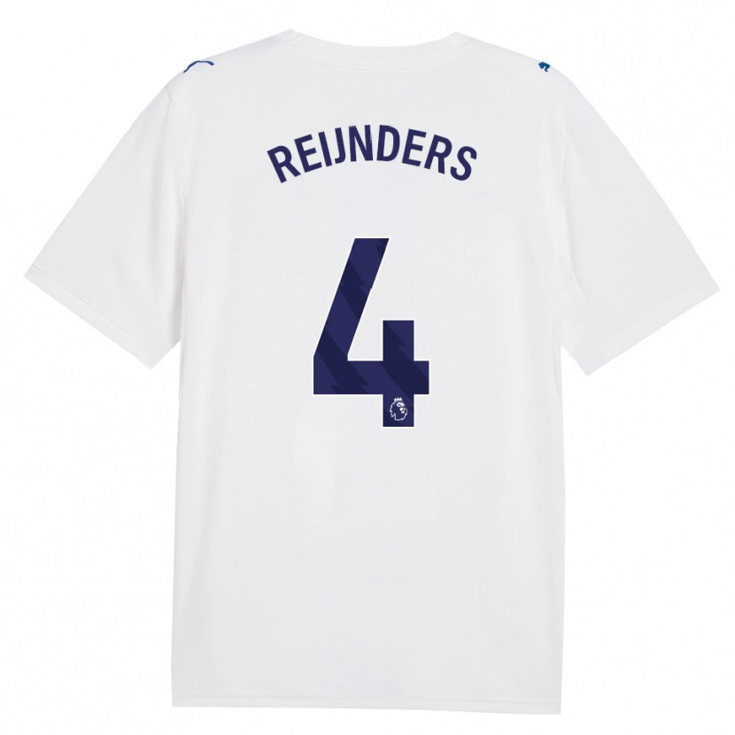Danxen Uomo Maglia Tijjani Reijnders #4 Blu Scuro Bianco Kit Gara Third 2026/27 Maglietta