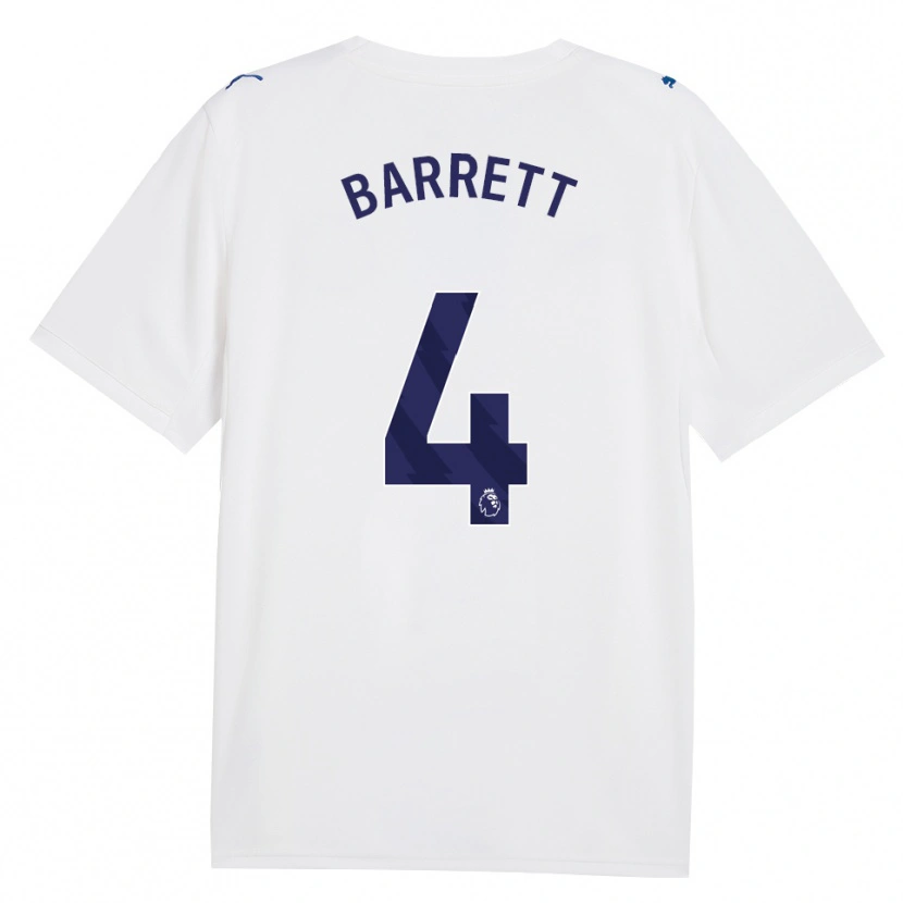 Danxen Uomo Maglia Marlow Barrett #4 Blu Scuro Bianco Kit Gara Third 2026/27 Maglietta