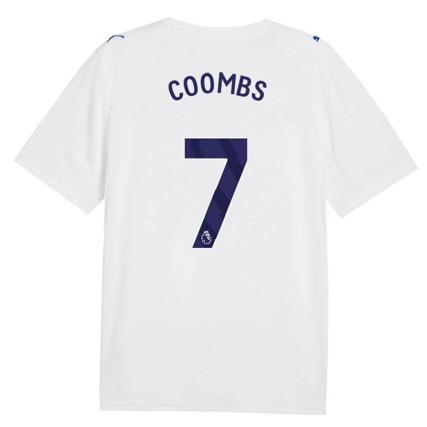 Danxen Uomo Maglia Laura Coombs #7 Blu Scuro Bianco Kit Gara Third 2026/27 Maglietta