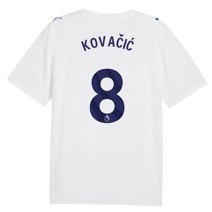 Danxen Uomo Maglia Mateo Kovacic #8 Blu Scuro Bianco Kit Gara Third 2026/27 Maglietta