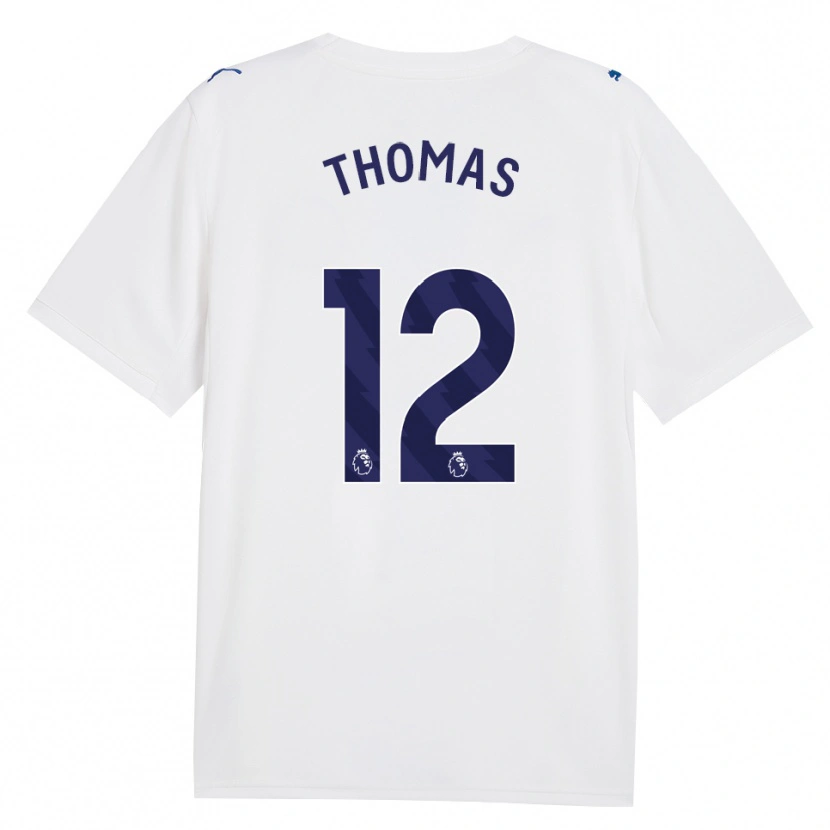 Danxen Uomo Maglia Rhys Thomas #12 Blu Scuro Bianco Kit Gara Third 2026/27 Maglietta