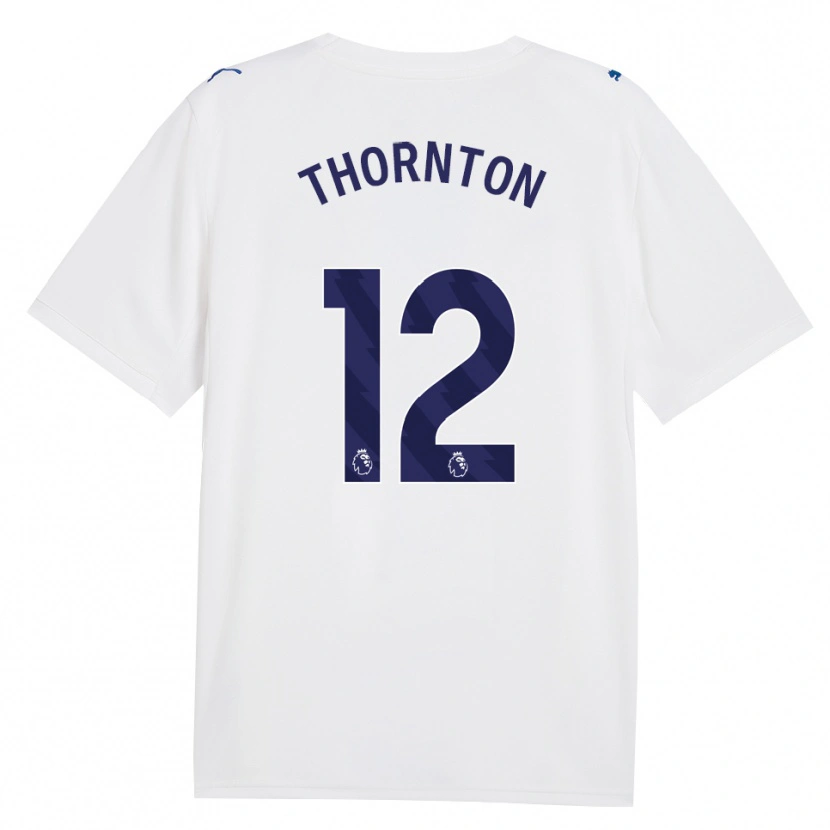 Danxen Uomo Maglia Archie Thornton #12 Blu Scuro Bianco Kit Gara Third 2026/27 Maglietta