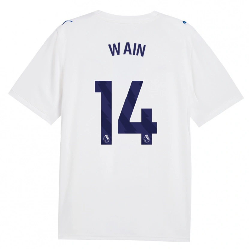 Danxen Uomo Maglia Jake Wain #14 Blu Scuro Bianco Kit Gara Third 2026/27 Maglietta