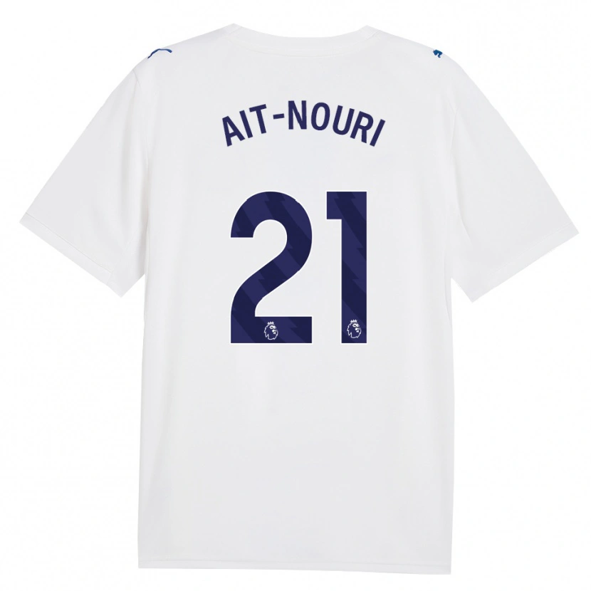 Danxen Uomo Maglia Rayan Aït-Nouri #21 Blu Scuro Bianco Kit Gara Third 2026/27 Maglietta