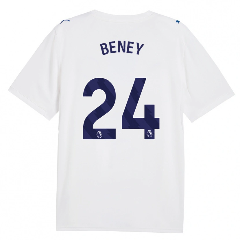 Danxen Uomo Maglia Iman Beney #24 Blu Scuro Bianco Kit Gara Third 2026/27 Maglietta