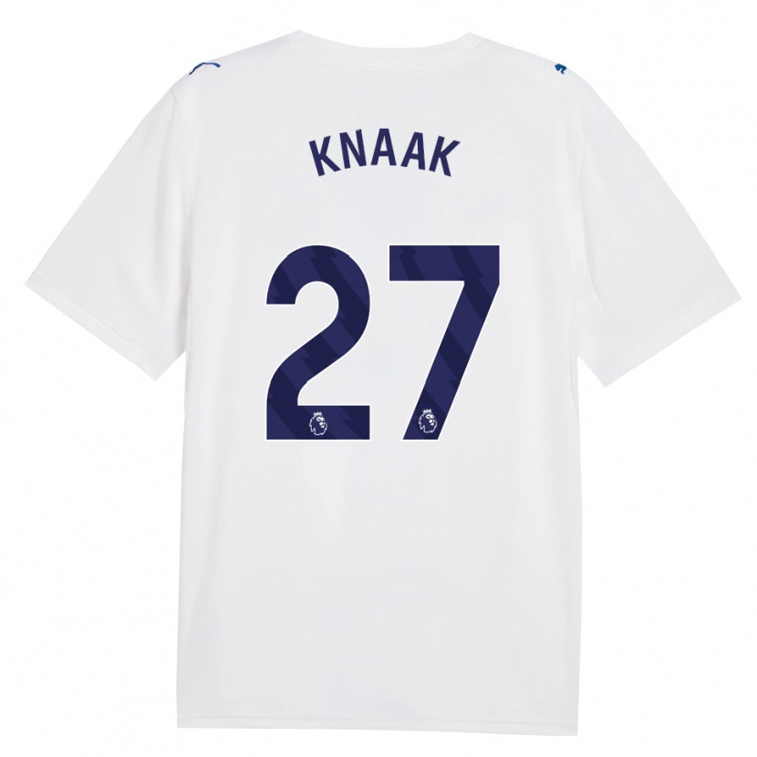 Danxen Uomo Maglia Rebecca Knaak #27 Blu Scuro Bianco Kit Gara Third 2026/27 Maglietta
