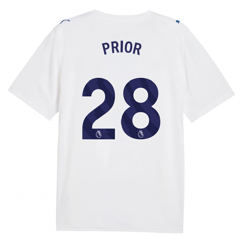 Danxen Uomo Maglia Gracie Prior #28 Blu Scuro Bianco Kit Gara Third 2026/27 Maglietta