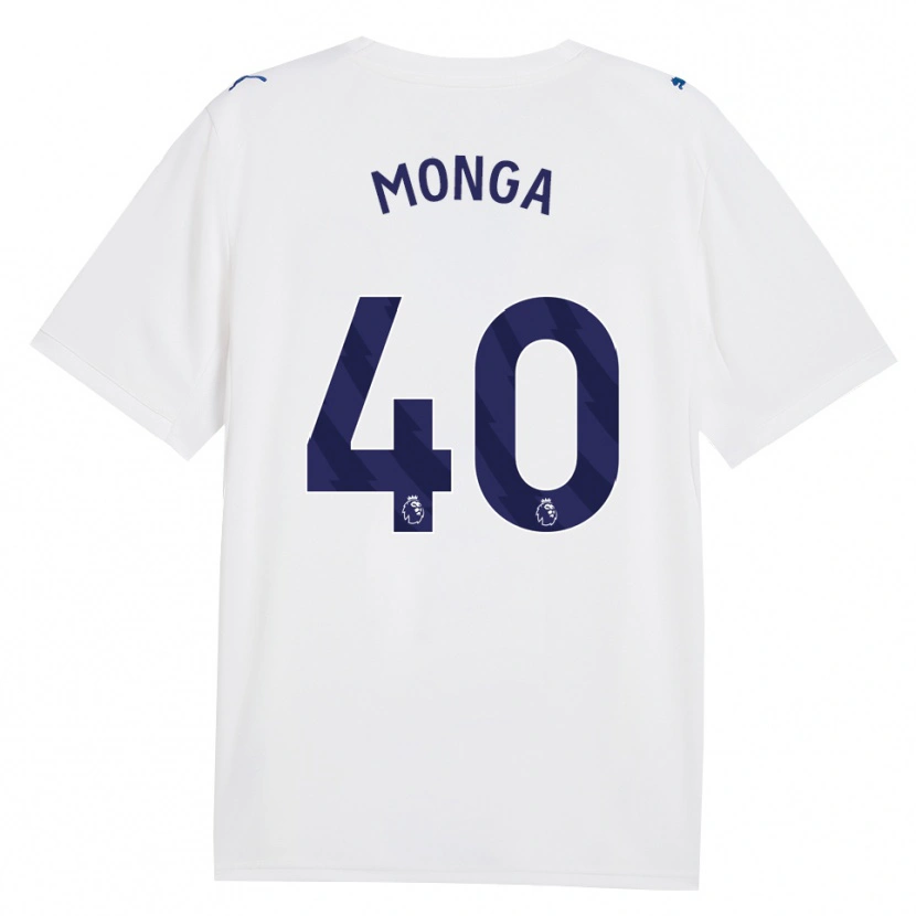Danxen Uomo Maglia Jeremy Monga #40 Blu Scuro Bianco Kit Gara Third 2026/27 Maglietta