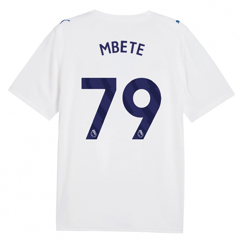 Danxen Uomo Maglia Luke Mbete #79 Blu Scuro Bianco Kit Gara Third 2026/27 Maglietta