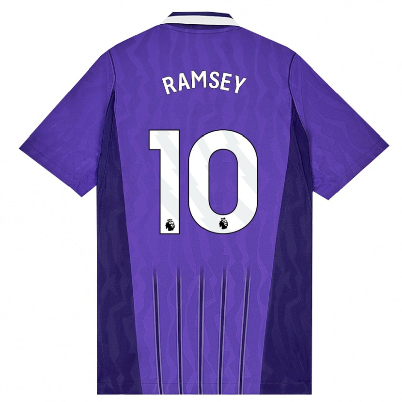 Danxen Uomo Maglia Cole Ramsey #10 Viola Bianco Kit Gara Third 2026/27 Maglietta