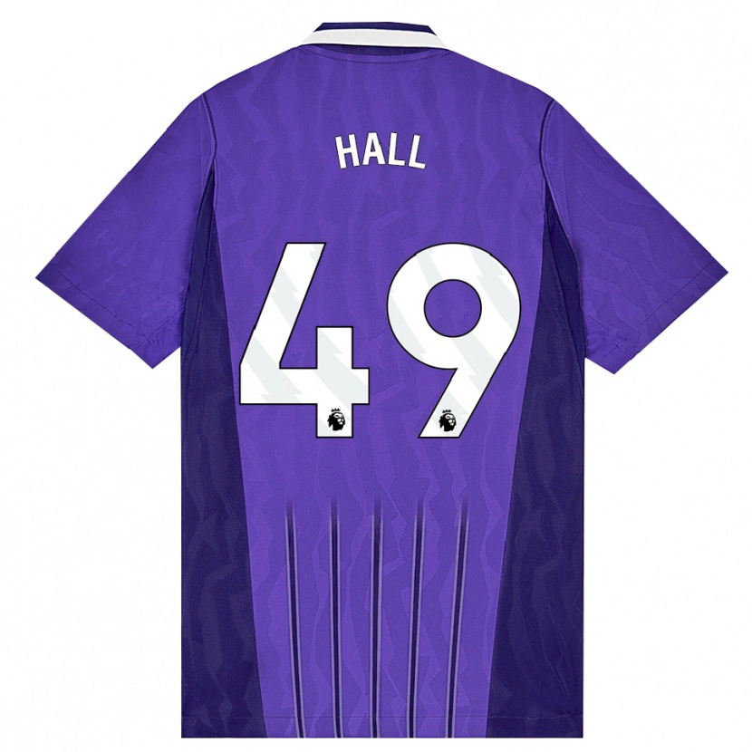 Danxen Uomo Maglia Tyrese Hall #49 Viola Bianco Kit Gara Third 2026/27 Maglietta