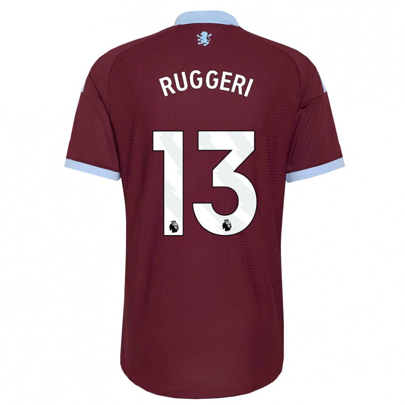Danxen Uomo Maglia Matteo Ruggeri #13 Blu Fiordaliso Borgogna Kit Gara Home 2026/27 Maglietta